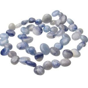 blue aventurine top drilled nugget