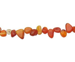 carnelian top drilled nugget beads