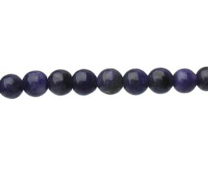 charoite 4mm gemstone round beads