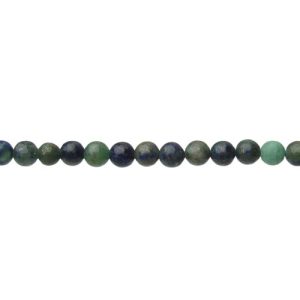chrysocolla round gemstone beads 4mm