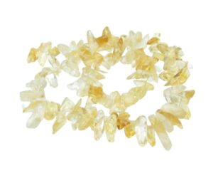 citrine gemstone large chip beads