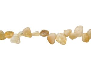 citrine top drilled nugget beads