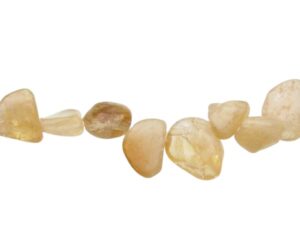 citrine top drilled nugget beads