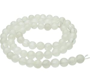 Clear Quartz 6mm round gemstone beads