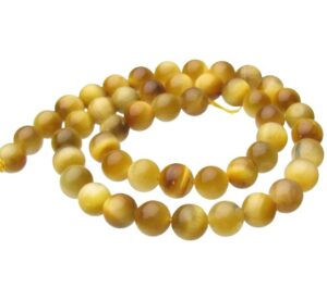 golden tiger eye 8mm roudn beads