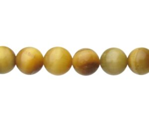 golden tiger eye 8mm round beads