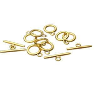 gold small toggle clasp