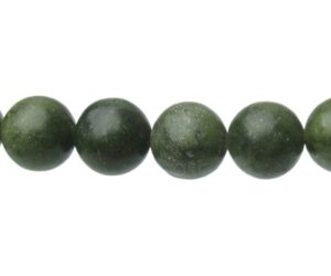 green jade natural 10mm round gemstone beads