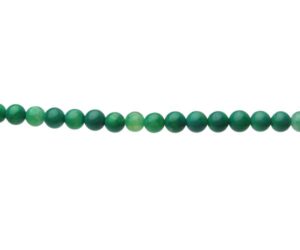 green agate gemstone round beads 6mm