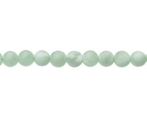 green angelite 4mm round beads