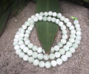 green angelite 4mm round beads