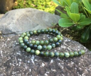 green jade 6mm round beads