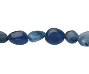 kyanite gemstone beads pebble