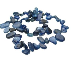 Kyanite top drilled nugget beads