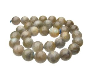 Labradorite round gemstone beads 12mm