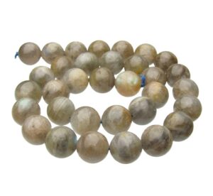 Labradorite round gemstone beads 12mm