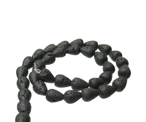 lava drop gemstone beads