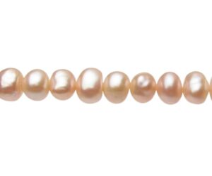 lilac rondelle freshwater pearls