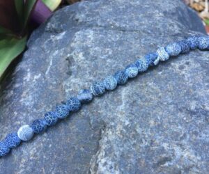 matte dragon agate 6mm round gemstone beads