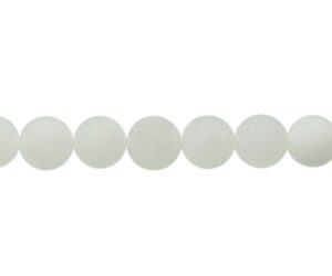 Matte Chalcedony round beads 12mm