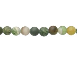 fancy jasper 4mm round gemstone beads matte