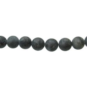 matte larvikite 10mm beads