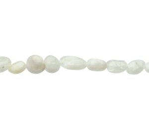 Moonstone pebble gemstone beads