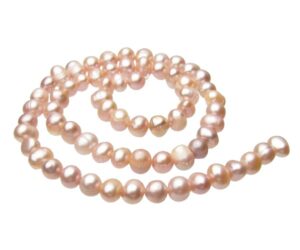 lilac freshwater pearls