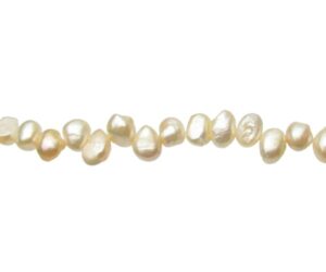 pale peach top drilled freshwater pearls