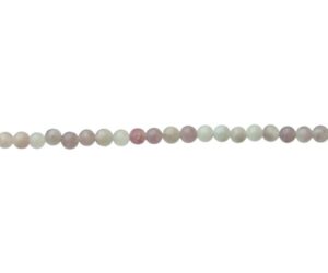 pink tourmaline gemstone round beads 4mm