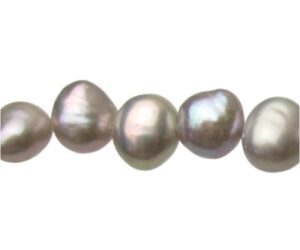 grey nugget freshwater pearls
