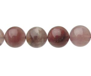 strawberry quartz 10mm round gemstone beads