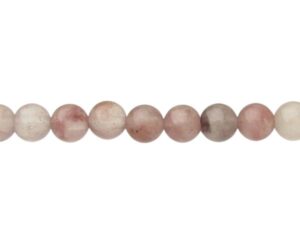 strawberry quartz 4mm round gemstone beads