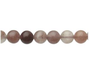 strawberry quartz 6mm round gemstone beads