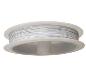 white tigertail beading wire