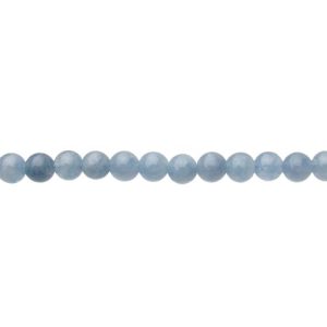 aquamarine 6mm round beads