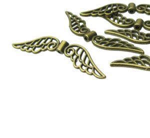 bronze angel wings