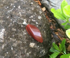 carnelian pendant