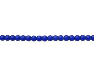 royal blue glass beads 4mm