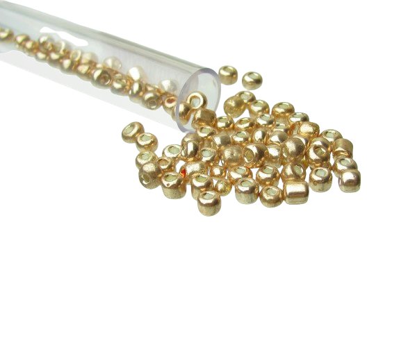 gold seed beads 6/0