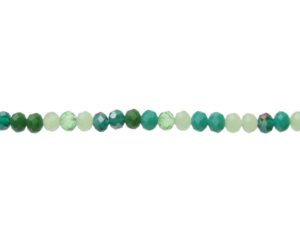green crystal rondelle beads mixed