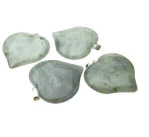 Labradorite heart gemstone pendant