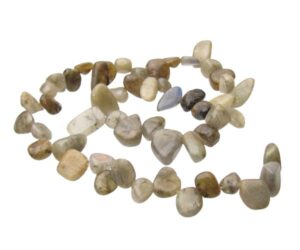 labradorite top drilled nugget beads