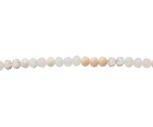 soft pink crystal rondelle mix beads