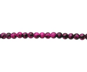 purple and black marble glass beads 6mm round