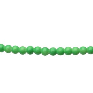 green glass beads 6mm round