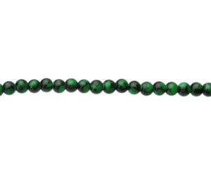 green marble glass beads 6mm