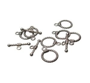 black rope toggle clasp