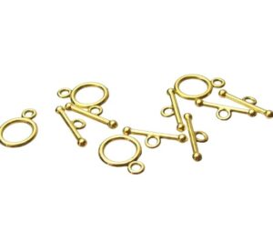 gold small toggle clasp