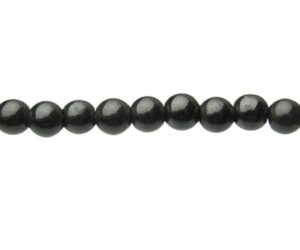 hematite 4mm round beads